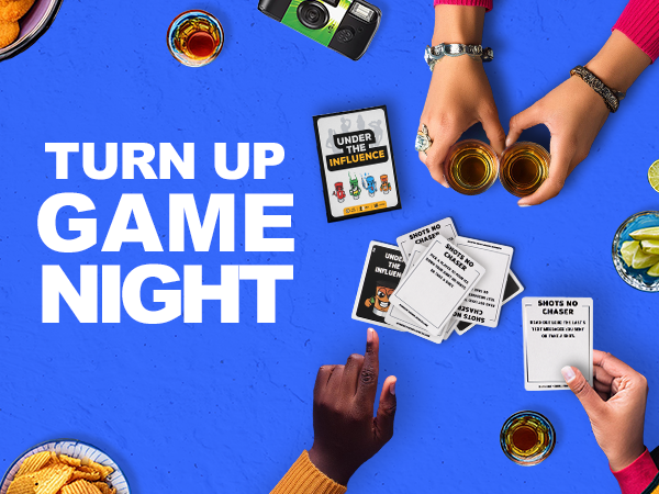 SNC Mega Bundle – 10 Games + 6 Shot Glasses + Bounce Back Party Recovery