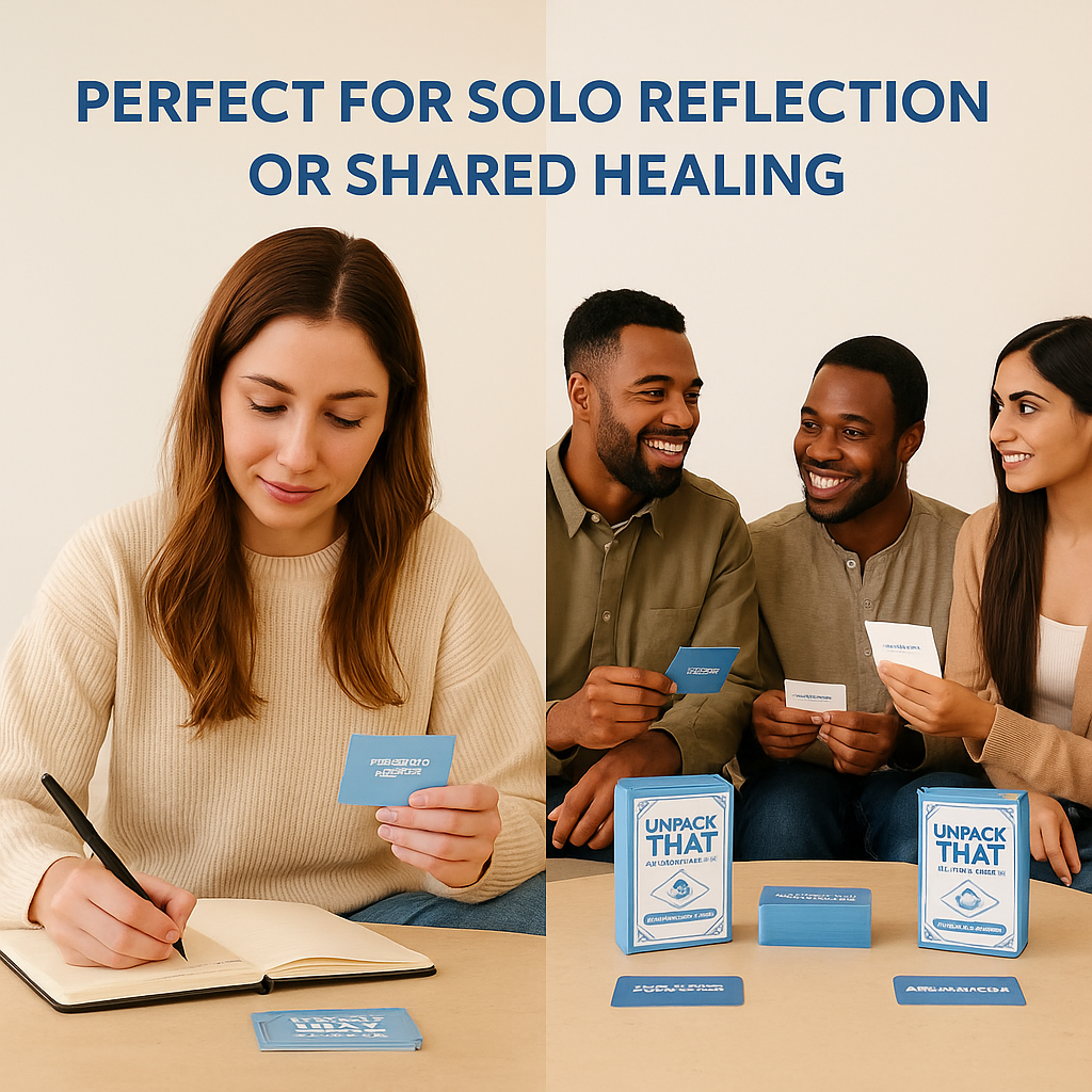 Healing Bundle – Unpack That + Self‑Exploration + Daily Affirmations Decks